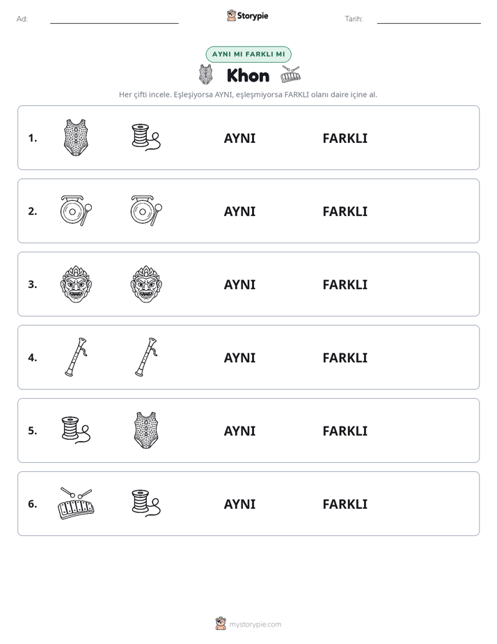 Aynı mı Farklı mı