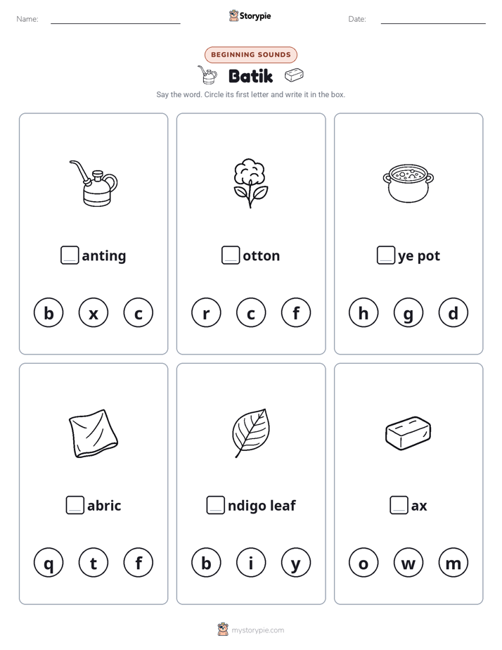 Beginning Sounds