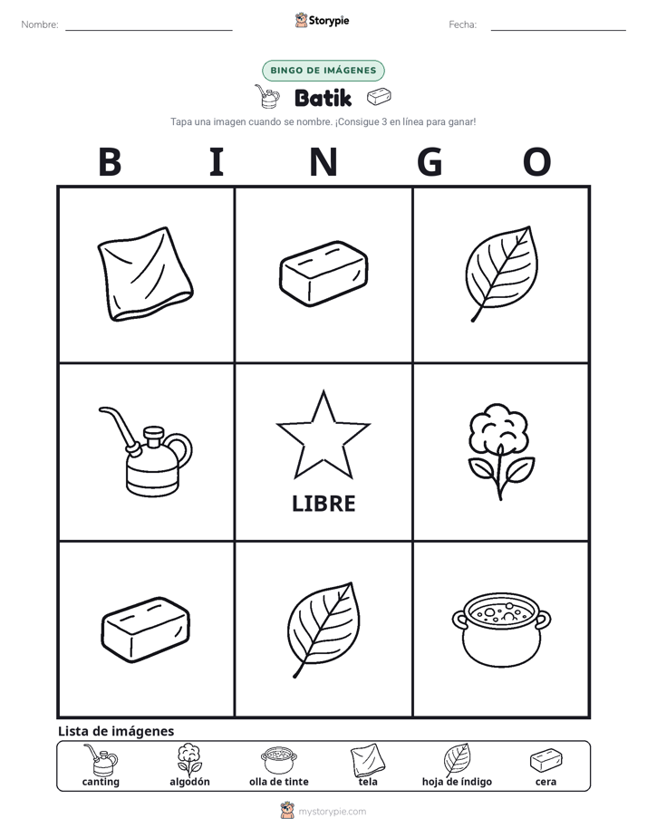 Bingo de Imágenes