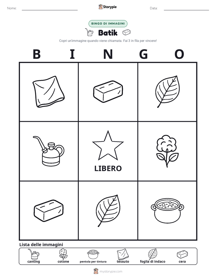 Bingo delle Immagini