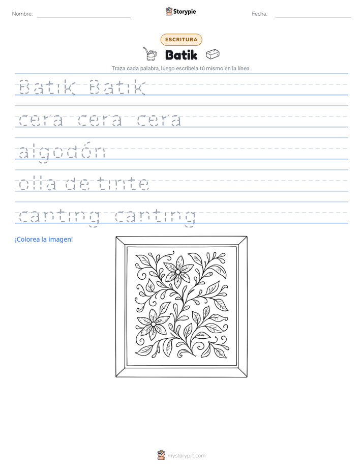 Práctica de Escritura