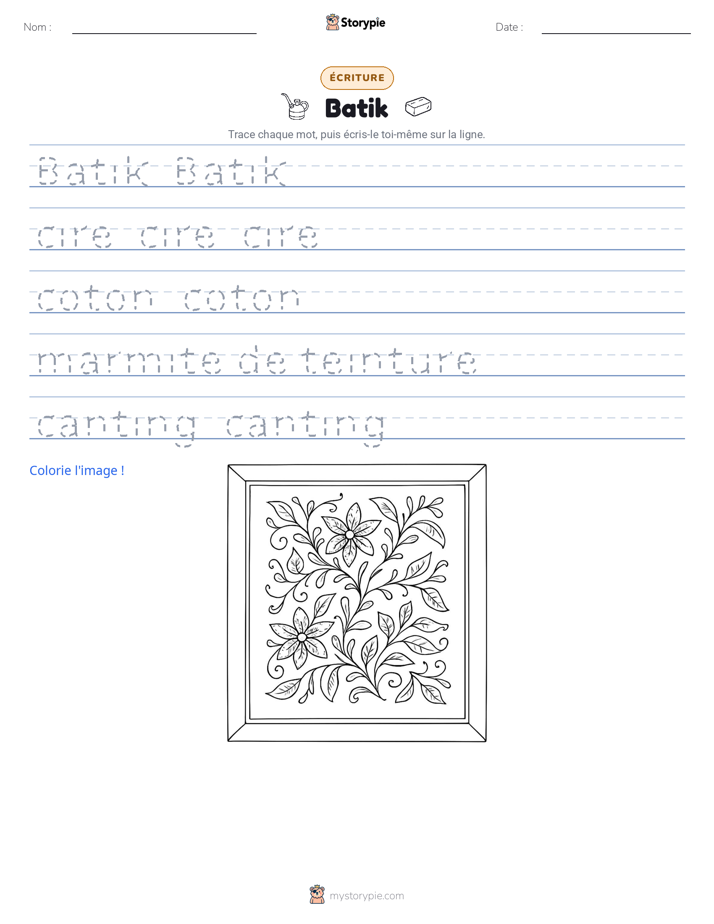 Pratique d'écriture