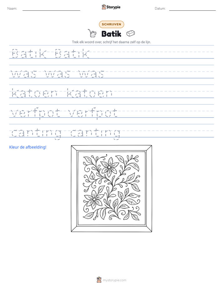 Schrijf Oefening