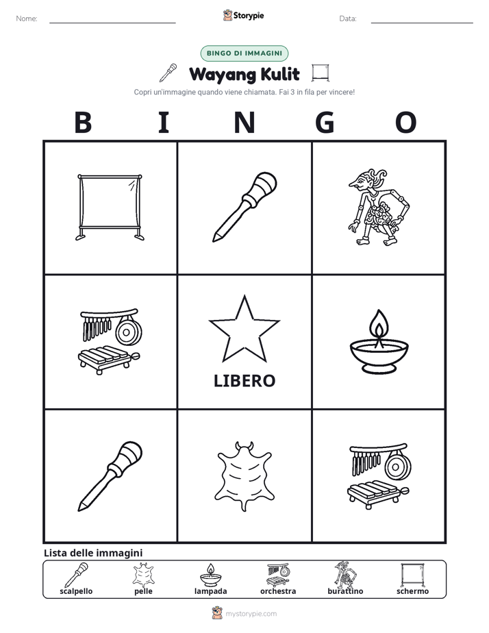 Bingo delle Immagini