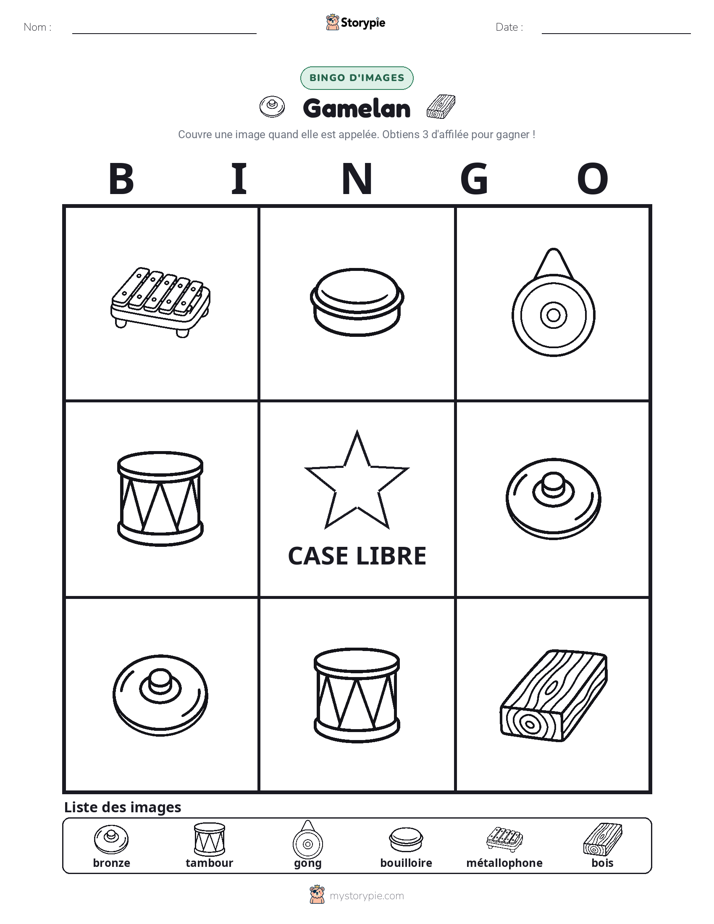 Bingo d'Images