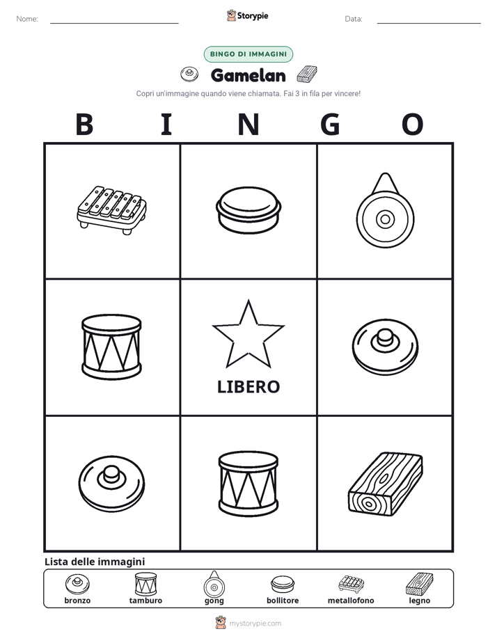 Bingo delle Immagini