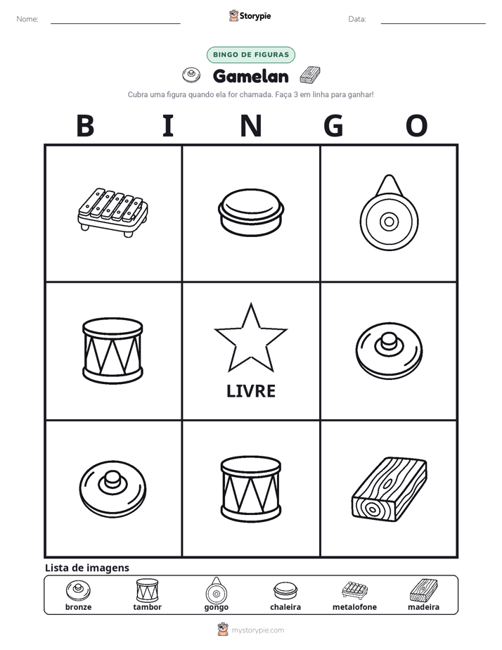 Bingo de Imagens
