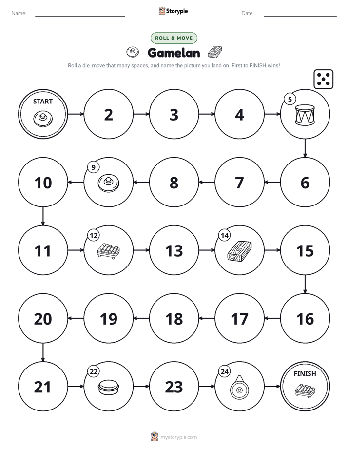 Roll & Move Game