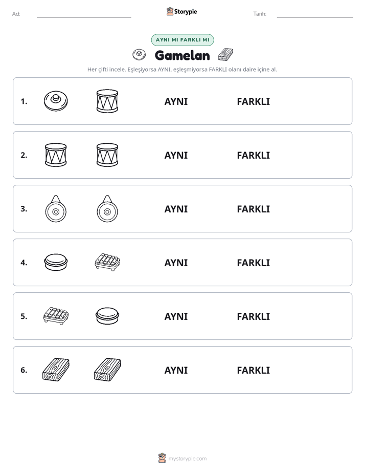 Aynı mı Farklı mı