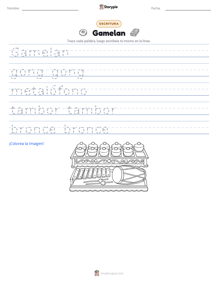 Práctica de Escritura