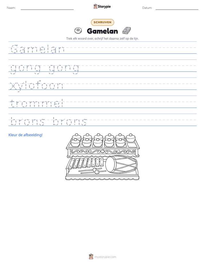 Schrijf Oefening
