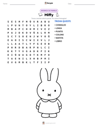 Anteprima della scheda stampabile di Miffy