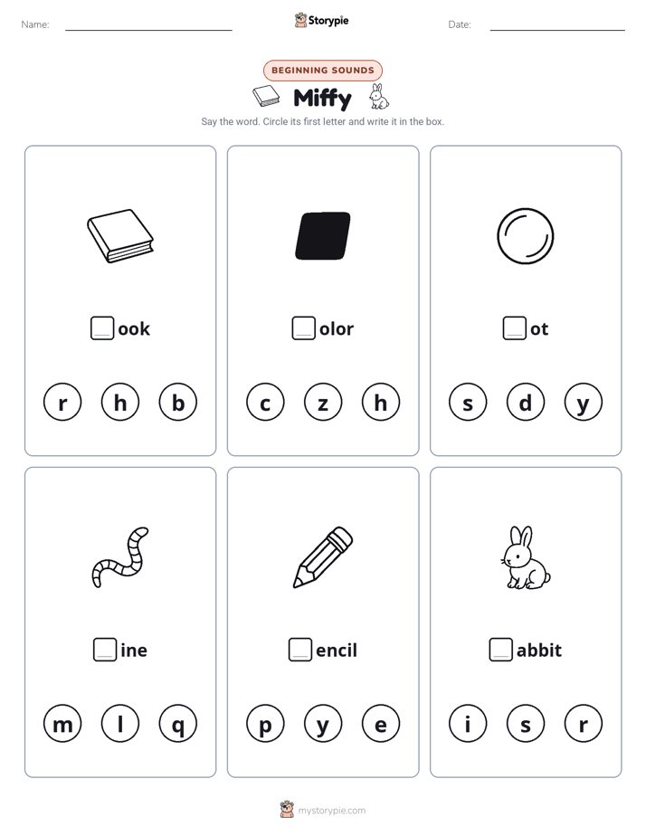 Beginning Sounds