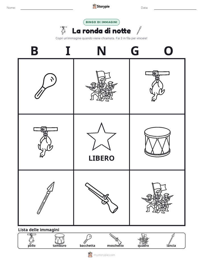 Bingo delle Immagini