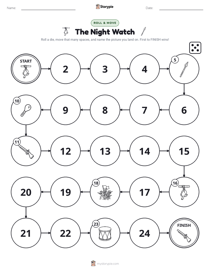 Roll & Move Game