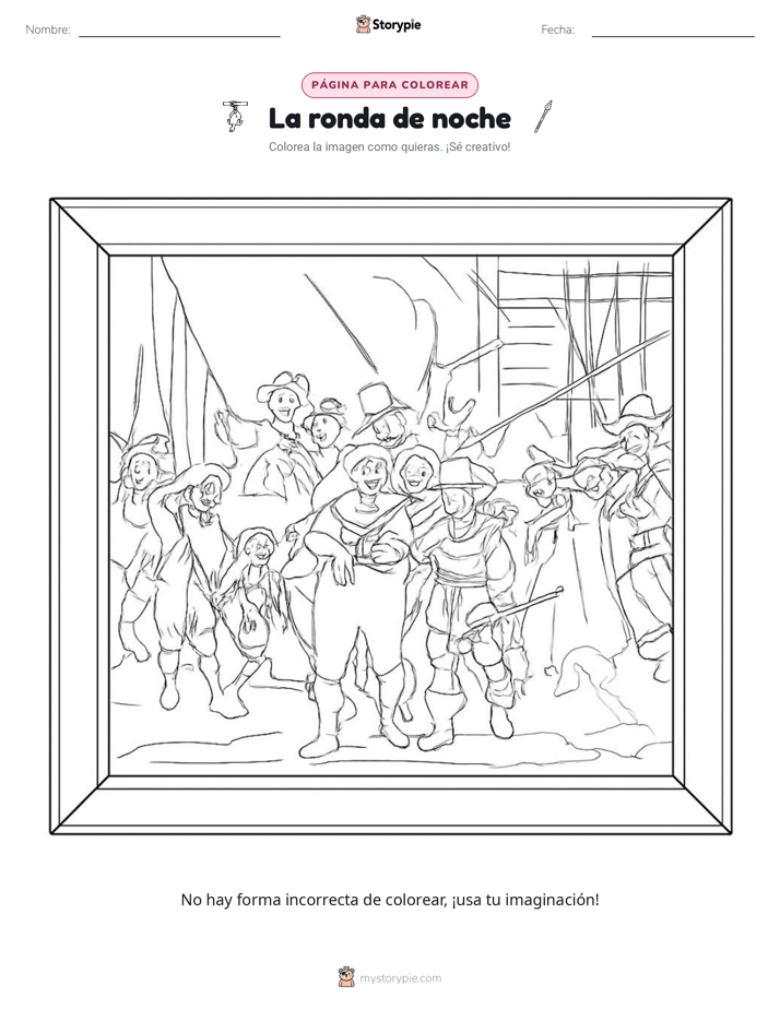 Página para Colorear