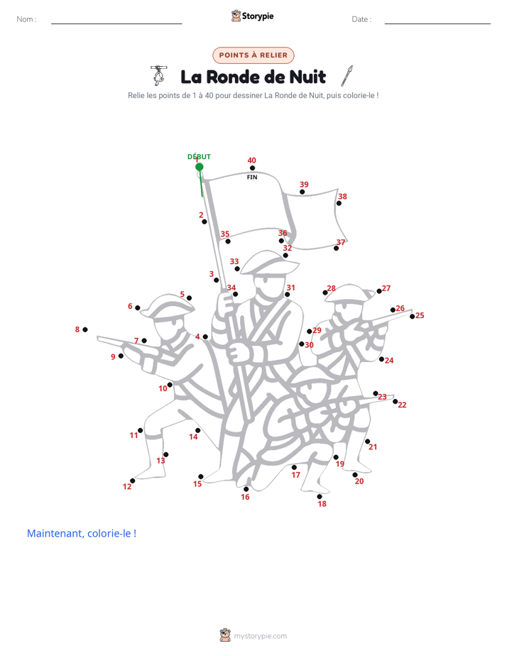 Relie les points