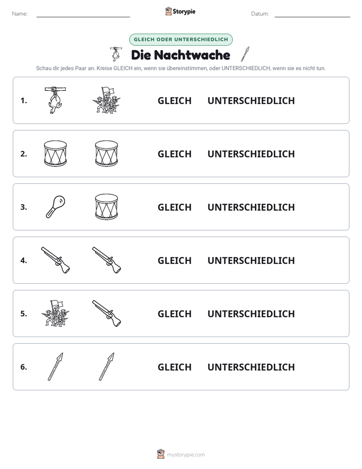 Gleich oder Anders