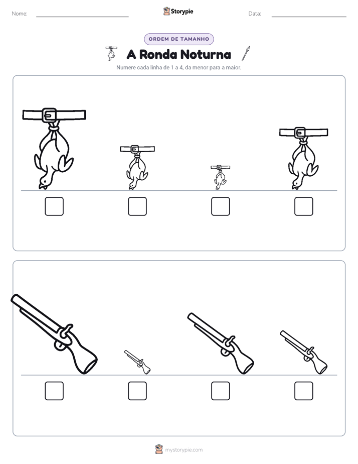 Ordem de Tamanho