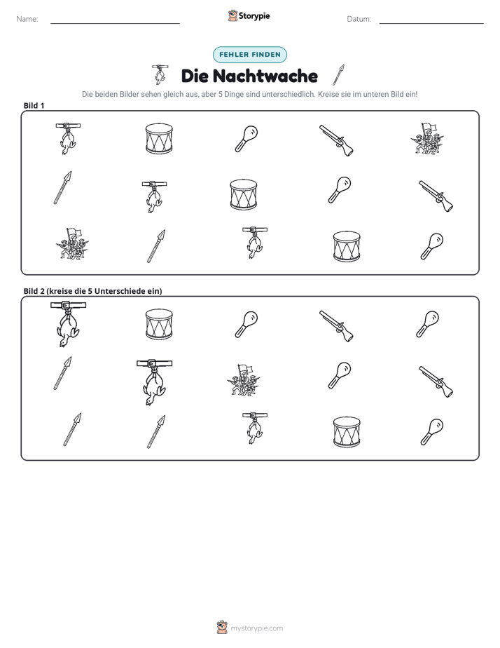 Finde den Unterschied