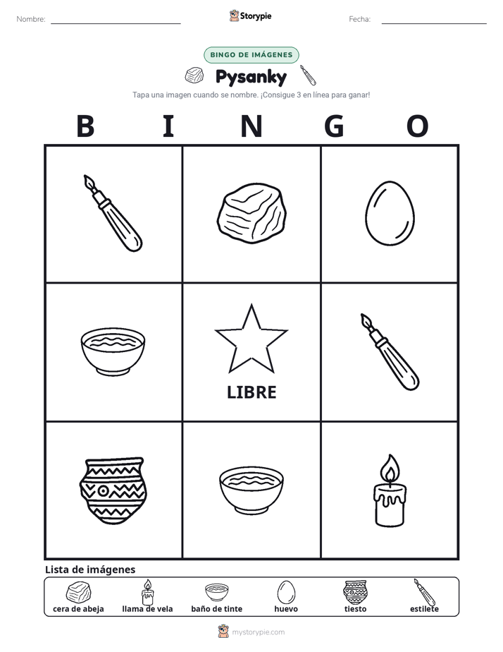 Bingo de Imágenes