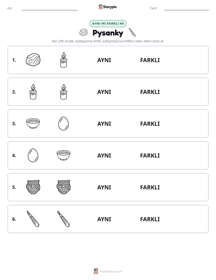 Aynı mı Farklı mı