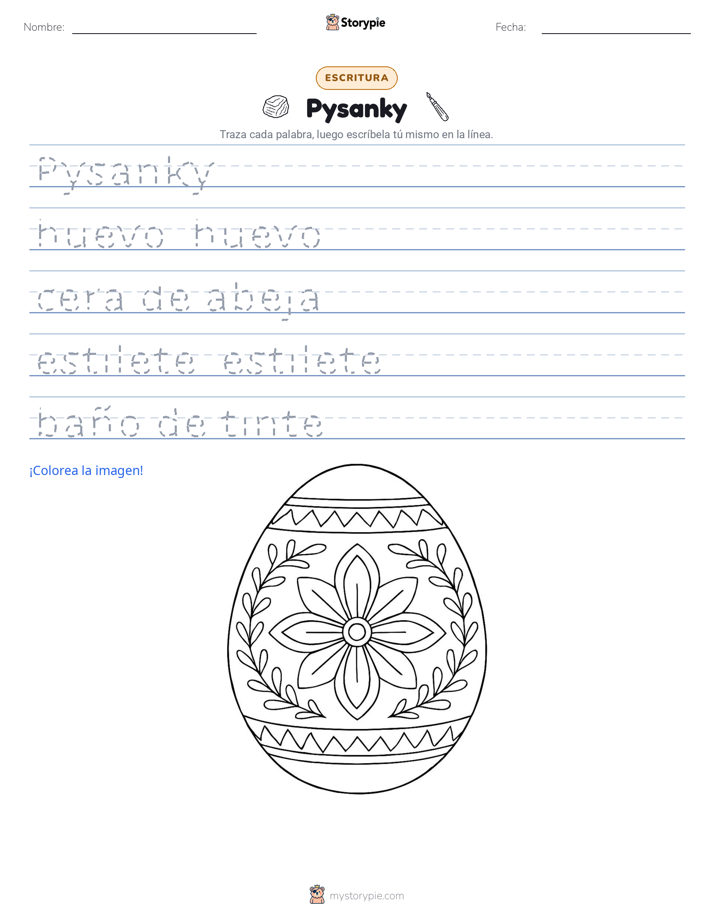 Práctica de Escritura