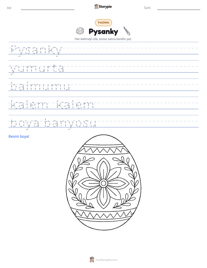 Yazma Pratiği