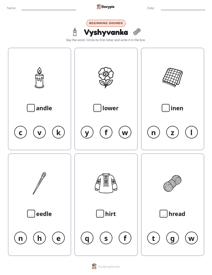 Beginning Sounds
