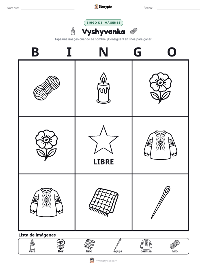 Bingo de Imágenes