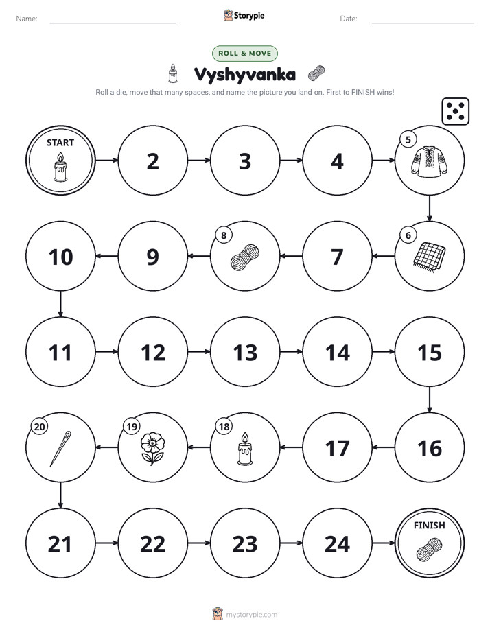 Roll & Move Game