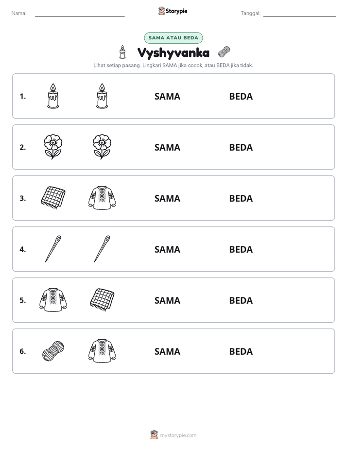 Sama atau Berbeda
