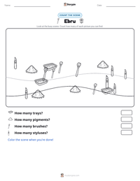 Ebru printable worksheet preview