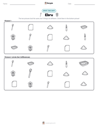 Ebru printable worksheet preview