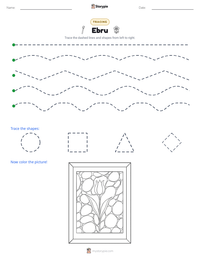 Ebru printable worksheet preview