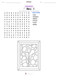 Ebru printable worksheet preview