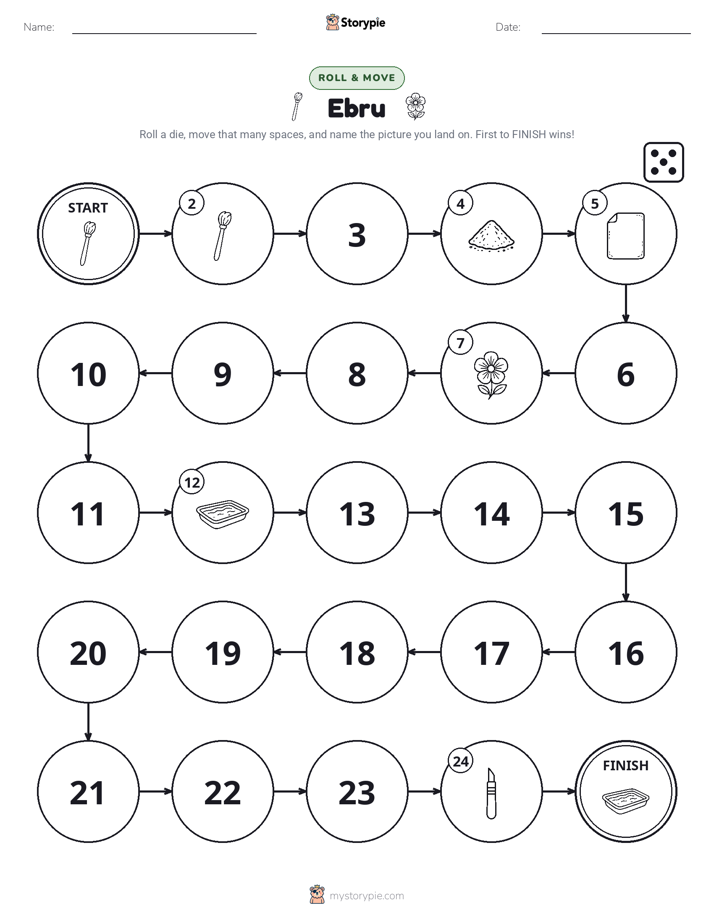 Roll & Move Game