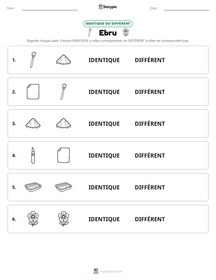 Identique ou Différent