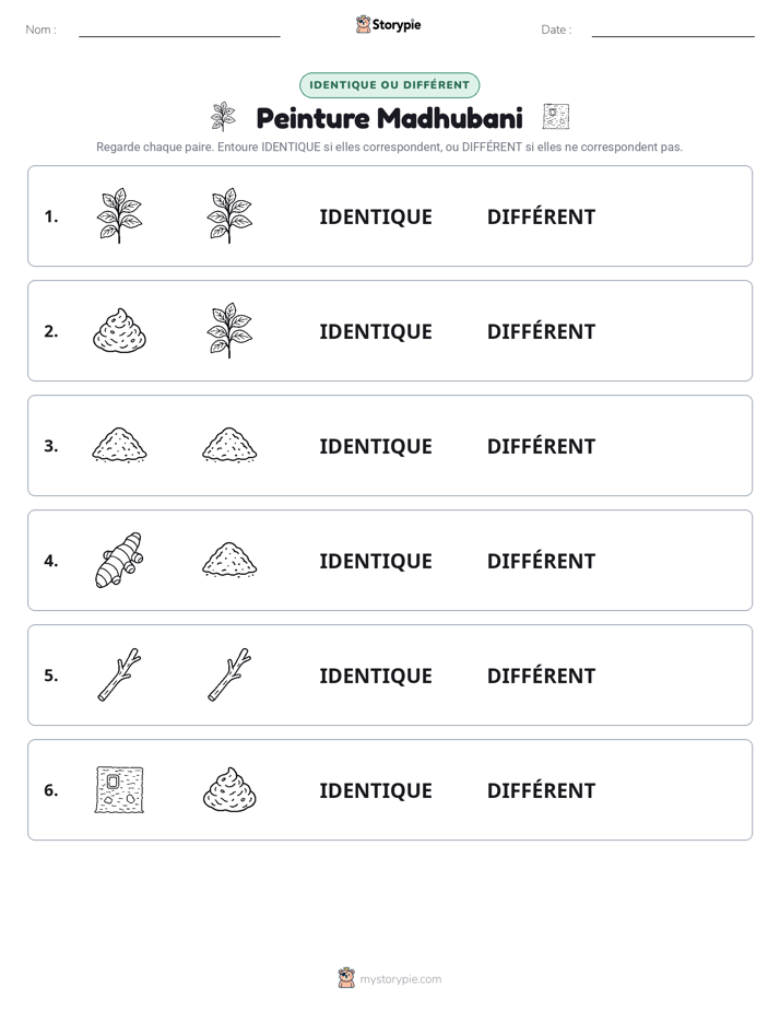 Identique ou Différent