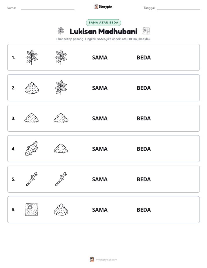 Sama atau Berbeda