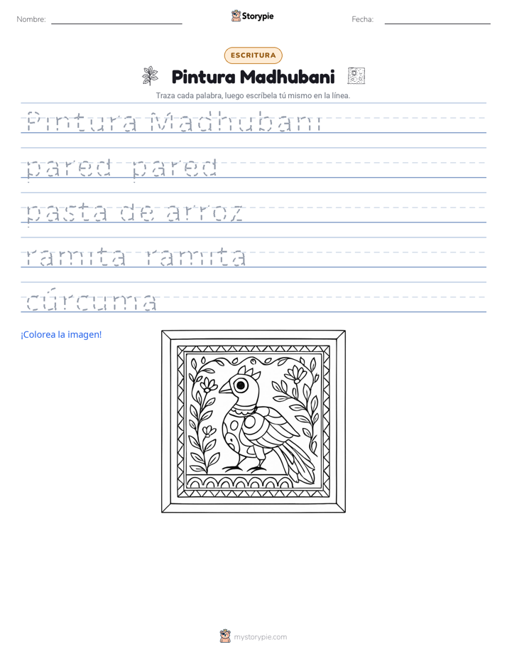 Práctica de Escritura
