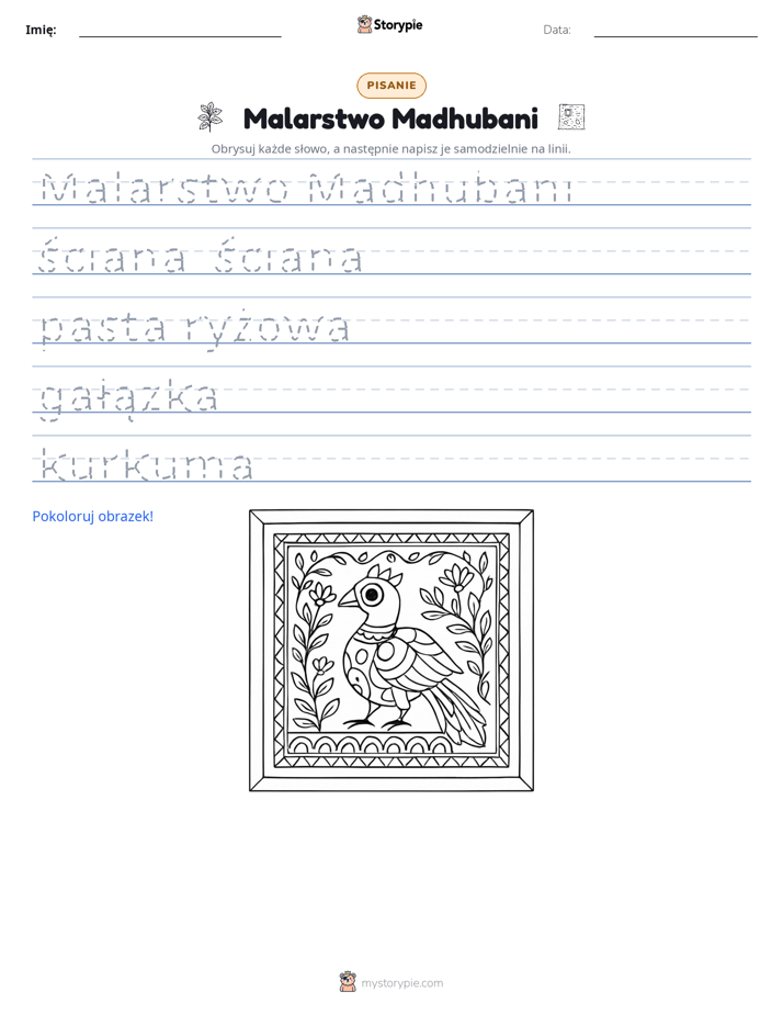 Ćwiczenie Pisania