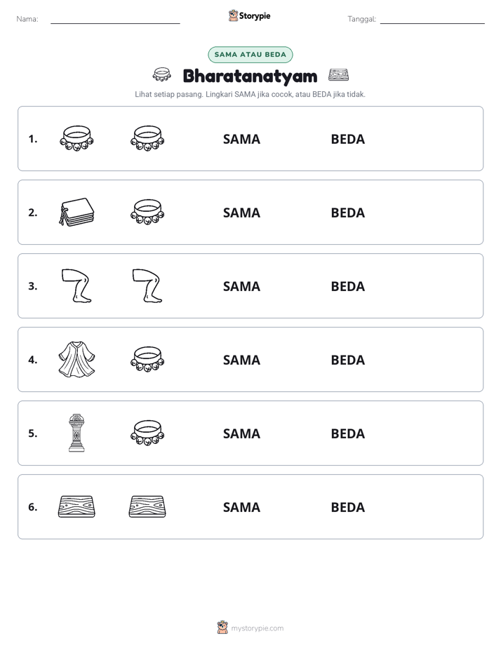 Sama atau Berbeda