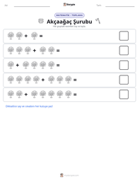 Akçaağaç Şurubu yazdırılabilir çalışma sayfası önizlemesi