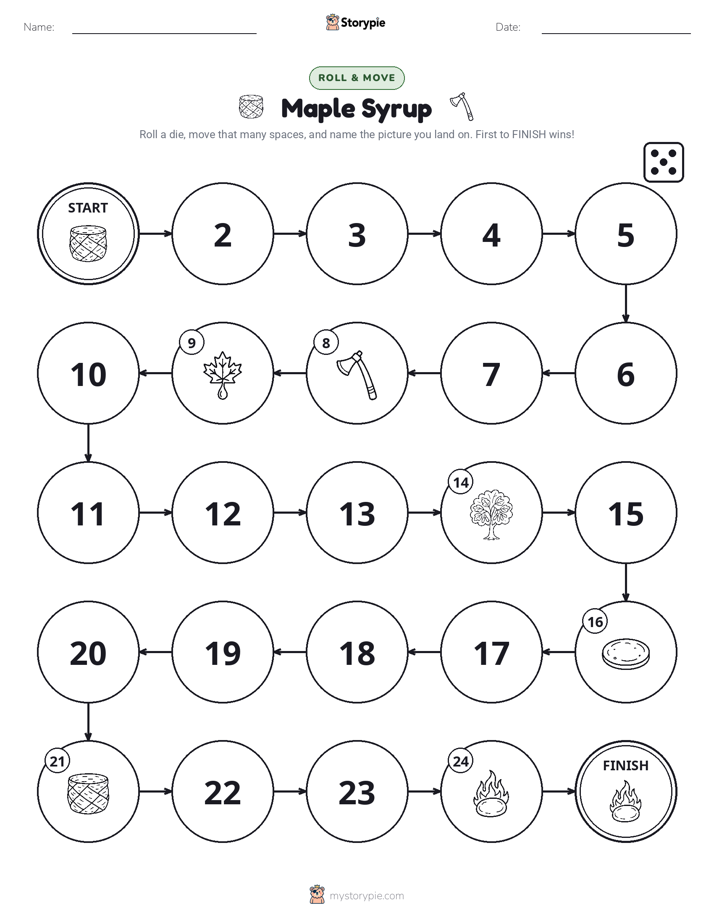 Roll & Move Game