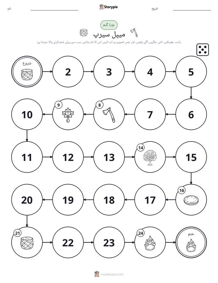 رول اور منتقل کریں کھیل