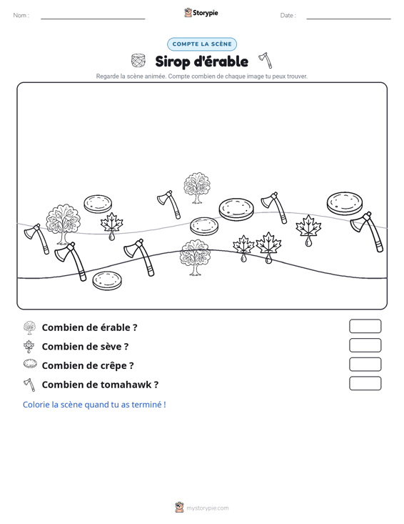 Scène de Comptage
