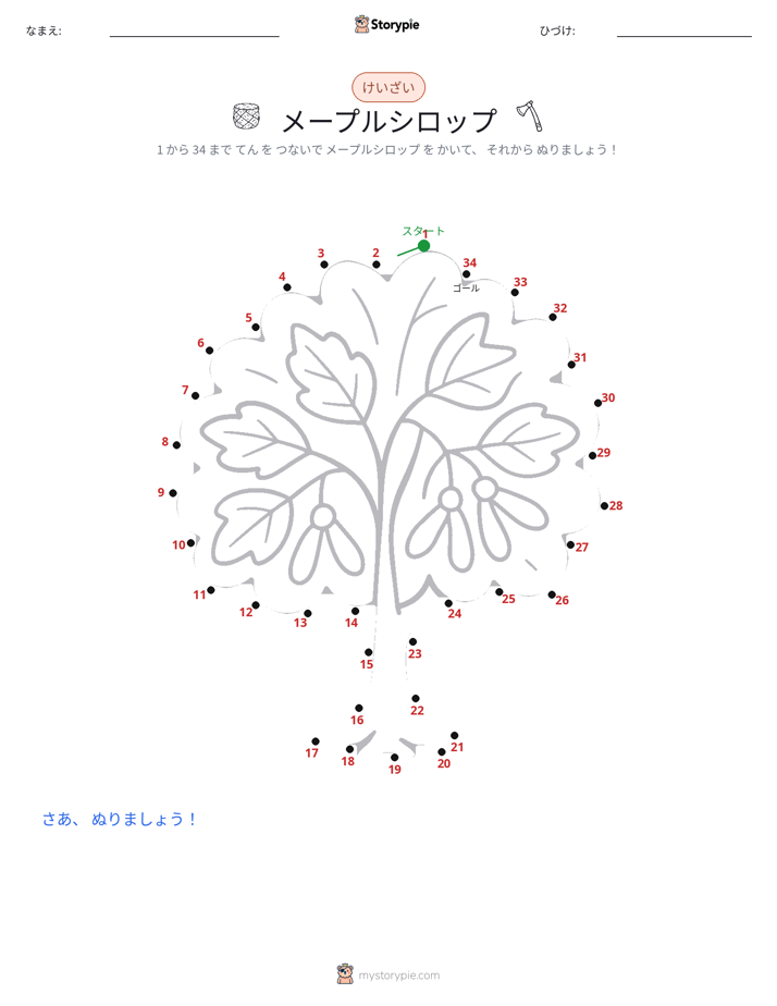 点つなぎ