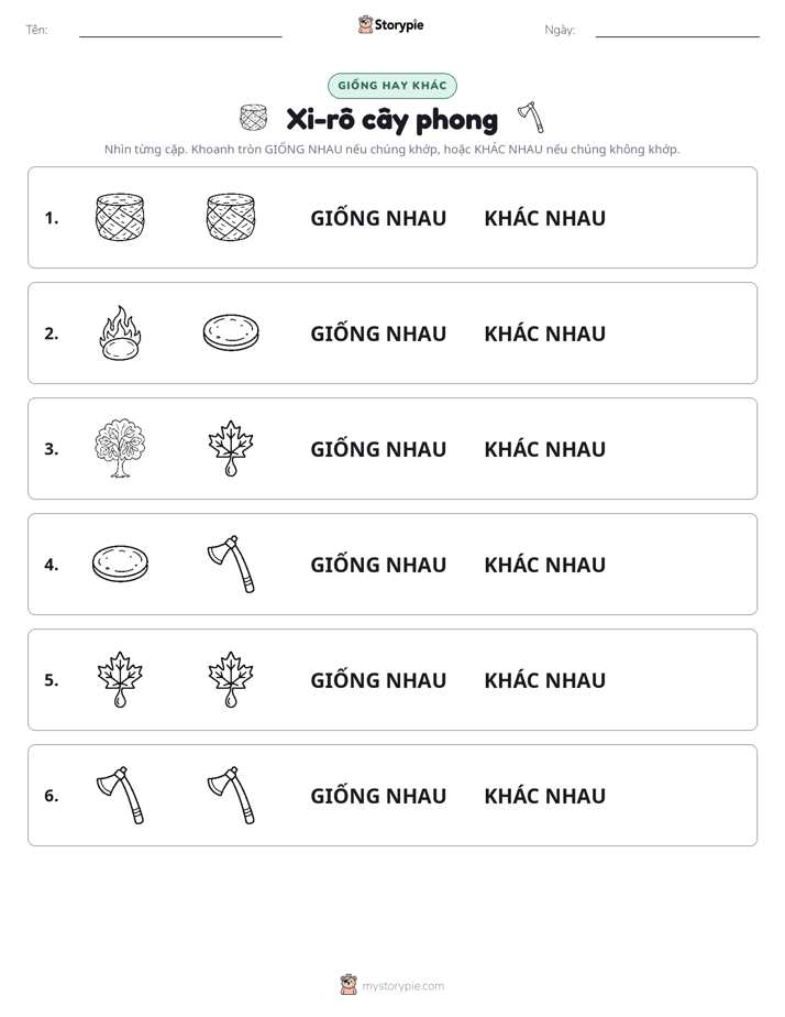 Giống Hay Khác