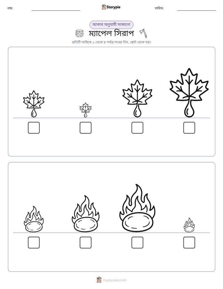 আকারের ক্রম